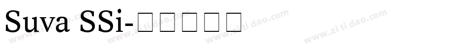 Suva SSi字体转换